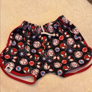 Spider-Man Kids Swim Shorts - Black and Red